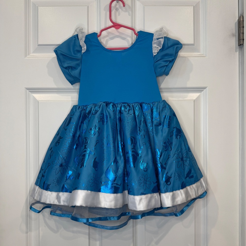 Disney Alice in Wonderland Costume Dress Girls Size 3T - Picture 3 of 4